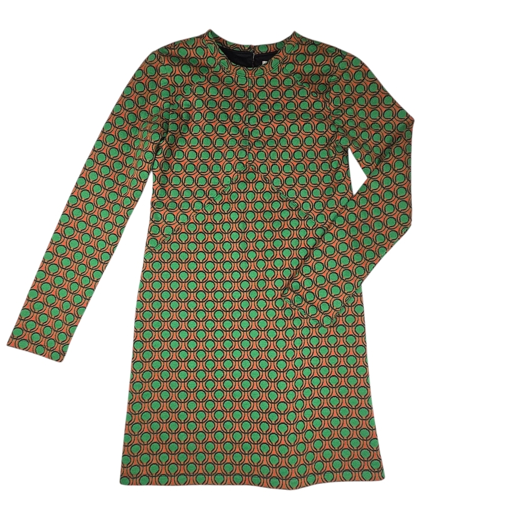 Anthropologie Maeve Dress Womens Sz XS Jacquard Shift Cutout Mini Dress